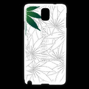 Coque Samsung Galaxy Note 3 Fond cannabis