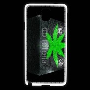 Coque Samsung Galaxy Note 3 Cube de cannabis