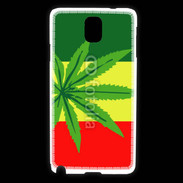 Coque Samsung Galaxy Note 3 Drapeau reggae cannabis