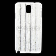 Coque Samsung Galaxy Note 3 Aspect bois blanc vieilli