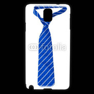 Coque Samsung Galaxy Note 3 Cravate bleue