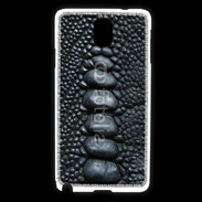 Coque Samsung Galaxy Note 3 Effet crocodile noir
