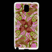 Coque Samsung Galaxy Note 3 Ensemble floral Vert et rose