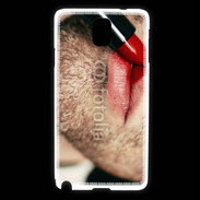 Coque Samsung Galaxy Note 3 bouche homme rouge