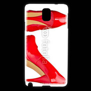 Coque Samsung Galaxy Note 3 Escarpins rouges