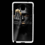 Coque Samsung Galaxy Note 3 Fashion en noir et or