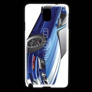 Coque Samsung Galaxy Note 3 Mustang bleue