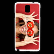 Coque Samsung Galaxy Note 3 Femme tomate humour