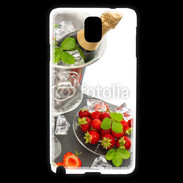 Coque Samsung Galaxy Note 3 Champagne et fraises