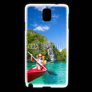 Coque Samsung Galaxy Note 3 Kayak dans un lagon