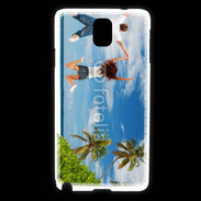 Coque Samsung Galaxy Note 3 Couple sautant devant la mer