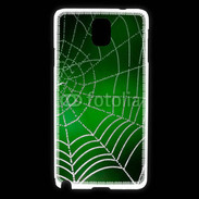 Coque Samsung Galaxy Note 3 Toile d'araignée verte