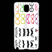 Coque Samsung Galaxy Note 3 Lunette et moustache 5