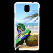Coque Samsung Galaxy Note 3 Plage Brésil et noix de coco