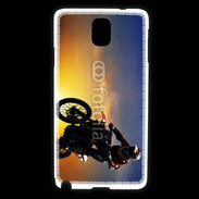 Coque Samsung Galaxy Note 3 Motocross et soleil