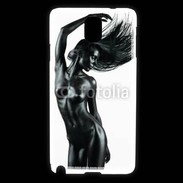Coque Samsung Galaxy Note 3 Femme nue body painting noir et blanc 1 