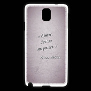 Coque Samsung Galaxy Note 3 Aimer Rose Citation Oscar Wilde