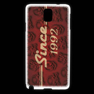Coque Samsung Galaxy Note 3 Since crane rouge 1992