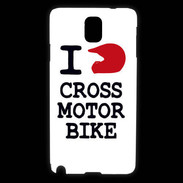 Coque Samsung Galaxy Note 3 i love Cross Motor