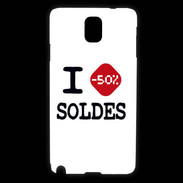 Coque Samsung Galaxy Note 3 I love Soldes