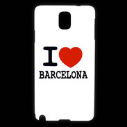Coque Samsung Galaxy Note 3 I love Barcelona