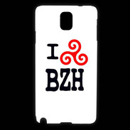 Coque Samsung Galaxy Note 3 I love BZH 2