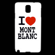 Coque Samsung Galaxy Note 3 I love Mont Blanc