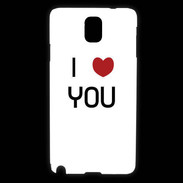 Coque Samsung Galaxy Note 3 I love you