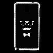 Coque Samsung Galaxy Note 3 moustache & noeud 1