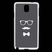 Coque Samsung Galaxy Note 3 moustache & noeud 2