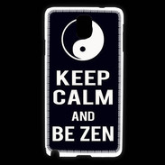 Coque Samsung Galaxy Note 3 Keep Calm Be Zen Noir