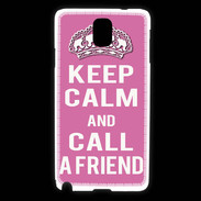 Coque Samsung Galaxy Note 3 Keep Calm Call Rose