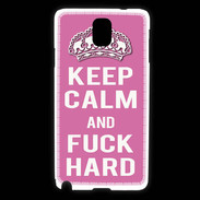 Coque Samsung Galaxy Note 3 Keep Calm Fuck hard Rose