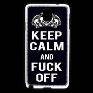 Coque Samsung Galaxy Note 3 Keep Callm Fuck Off Noir
