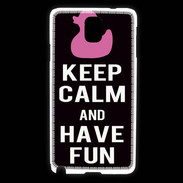 Coque Samsung Galaxy Note 3 Keep Calm Have fun Noir