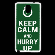 Coque Samsung Galaxy Note 3 Keep Calm Hurry up Vert