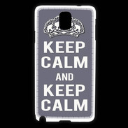 Coque Samsung Galaxy Note 3 Keep Calm Gris