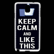 Coque Samsung Galaxy Note 3 Keep Calm Like This Noir