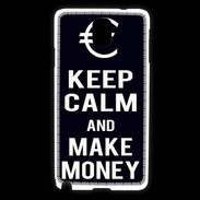 Coque Samsung Galaxy Note 3 Keep Calm Make money Noir