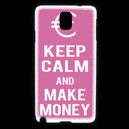 Coque Samsung Galaxy Note 3 Keep Calm Make money Rose