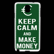 Coque Samsung Galaxy Note 3 Keep Calm Make money Vert