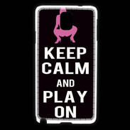 Coque Samsung Galaxy Note 3 Keep Calm Play on Noir