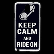 Coque Samsung Galaxy Note 3 Keep Calm Ride on Noir