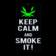 Coque Samsung Galaxy Note 3 Keep Calm Smoke Noir
