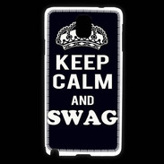 Coque Samsung Galaxy Note 3 Keep Calm Swag Noir
