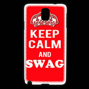 Coque Samsung Galaxy Note 3 Keep Calm Swag Rouge