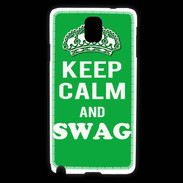 Coque Samsung Galaxy Note 3 Keep Calm Swag Vert