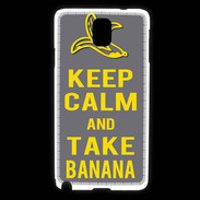 Coque Samsung Galaxy Note 3 Keep Calm Take Banana Gris
