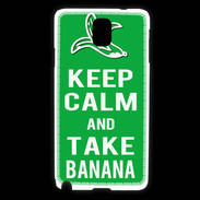 Coque Samsung Galaxy Note 3 Keep Calm Take Banana Vert