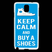 Coque Samsung Galaxy Note 3 Keep Calm Buy Shoes Cyan 